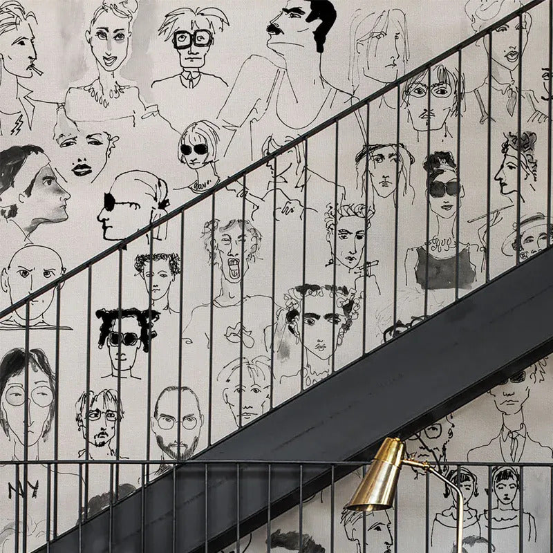 Cracks Grafito (blanco y negro)