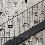 Cracks Grafito (blanco y negro)