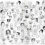 Cracks Grafito (blanco y negro)